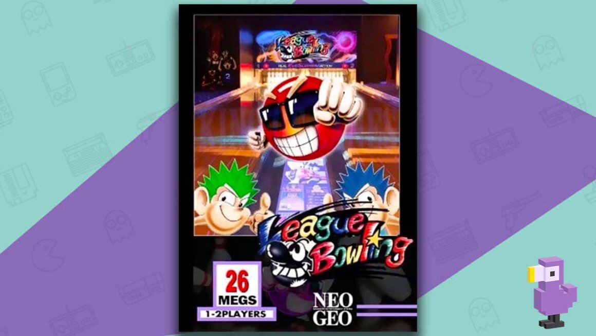 League Bowling Neo Geo Game Case