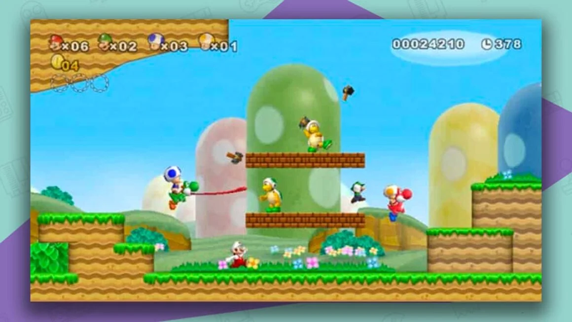 New Super Mario Bros Wii gameplay