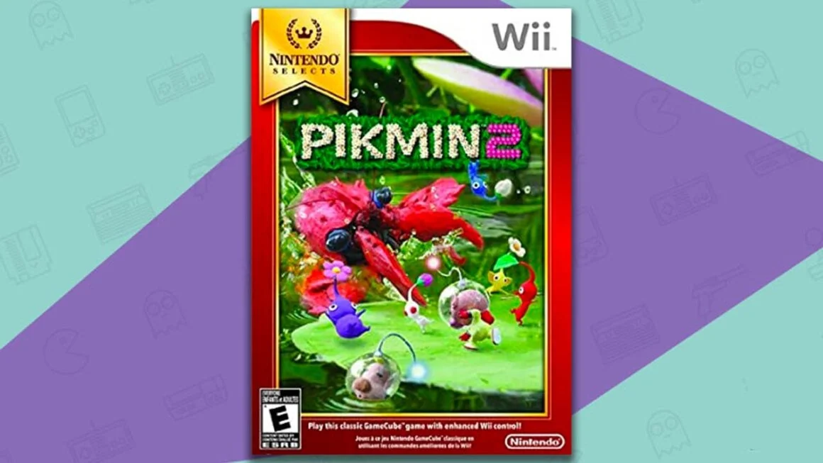 Pikmin 2 Wii game case