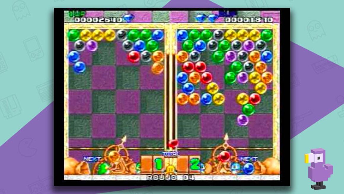 Puzzle Bobble gameplay