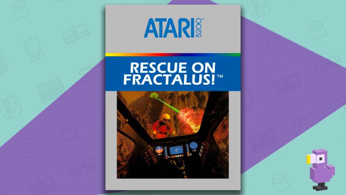 Rescue on Fractalus! game case