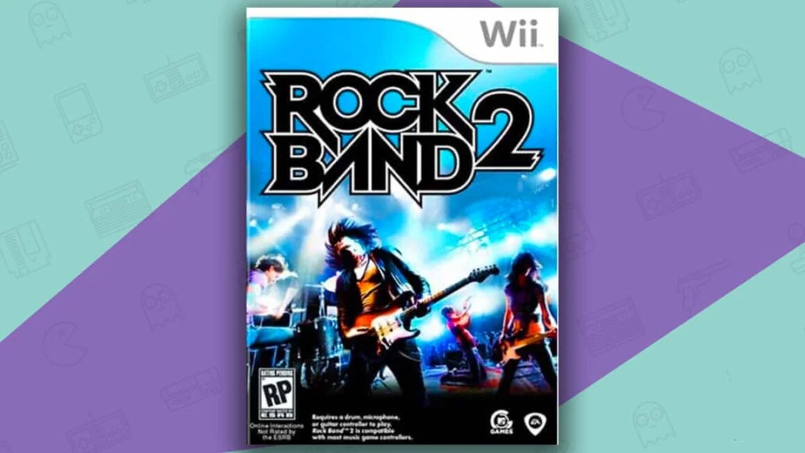 Rock Band 2 game case wii