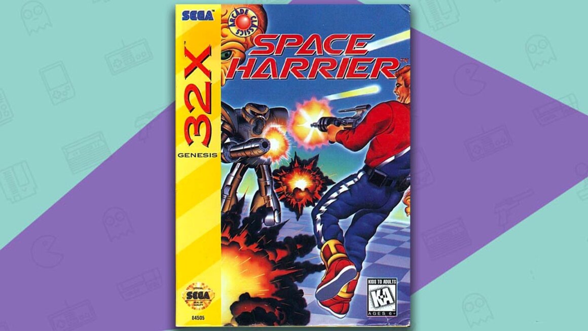 Space Harrier game case
