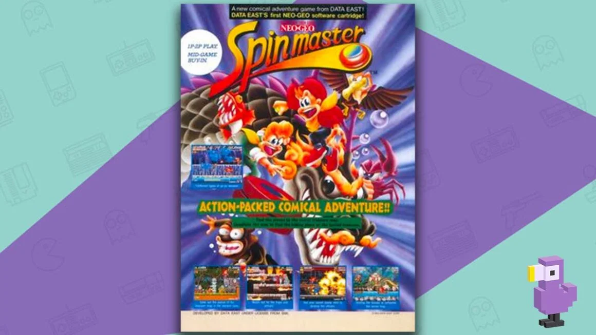 Spinmaster game case Neo Geo