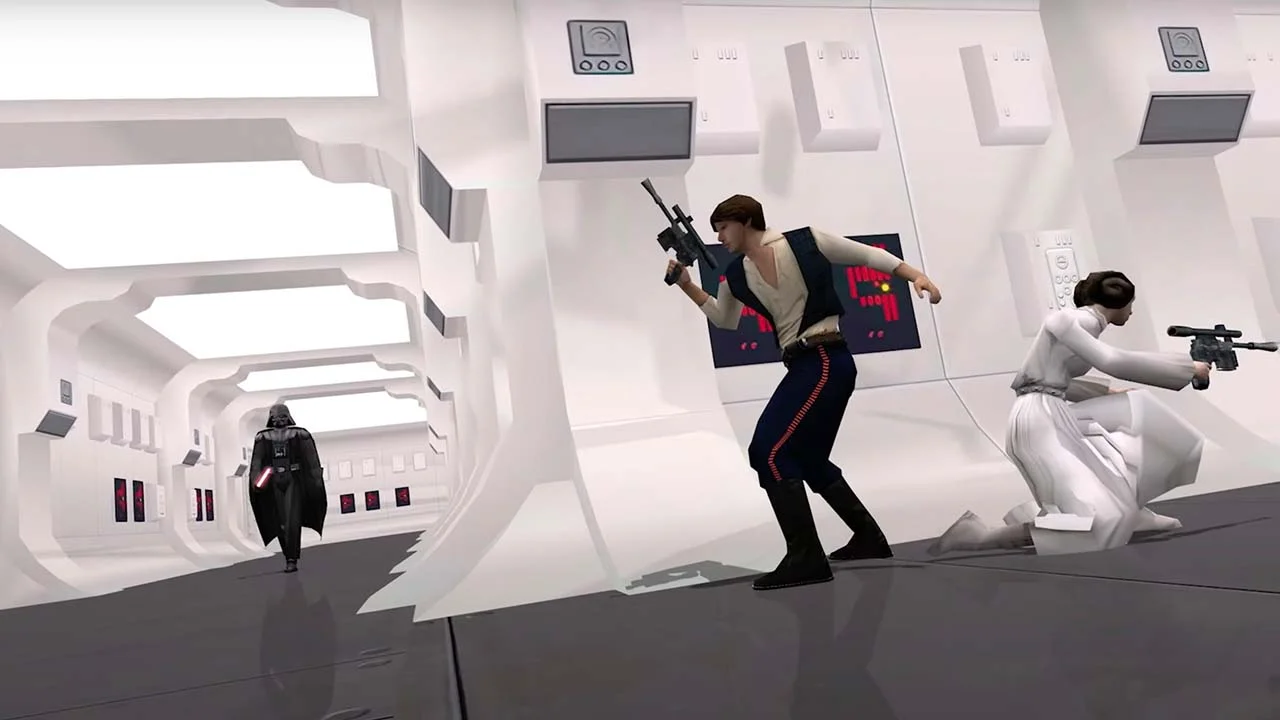 Star Wars battlefront classic collection gameplay