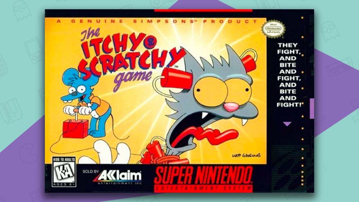 The Itchy & Scratchy Game box