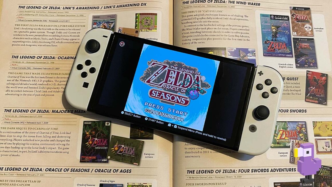 The Legend of Zelda: Oracle of Seasons and Oracle of Ages on Seb's Switch