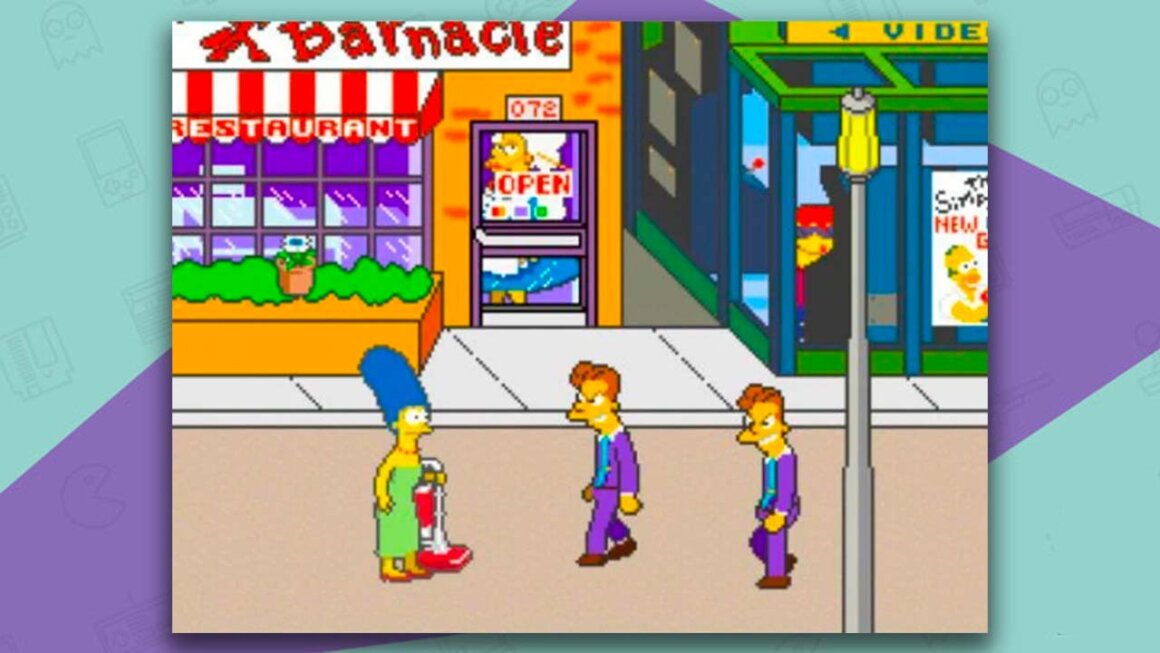 The Simpson: Arcade Game gameplay