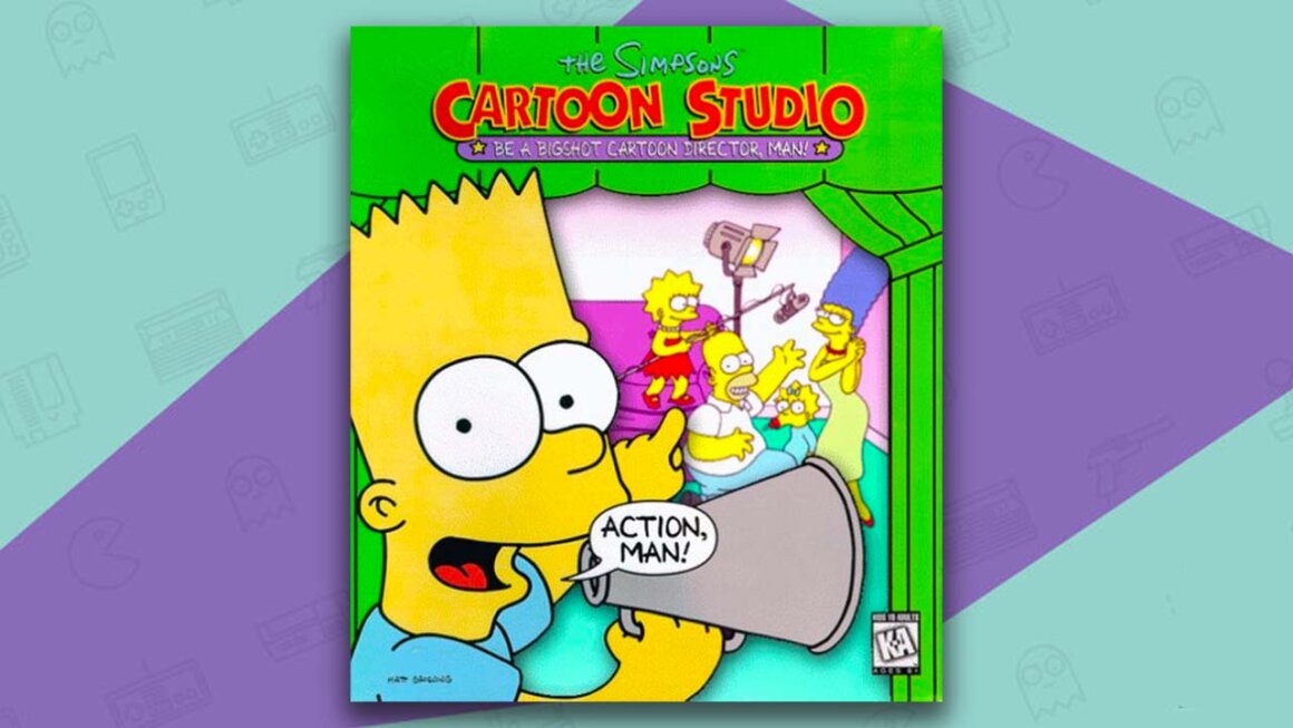 The Simpsons: Cartoon Studio game box