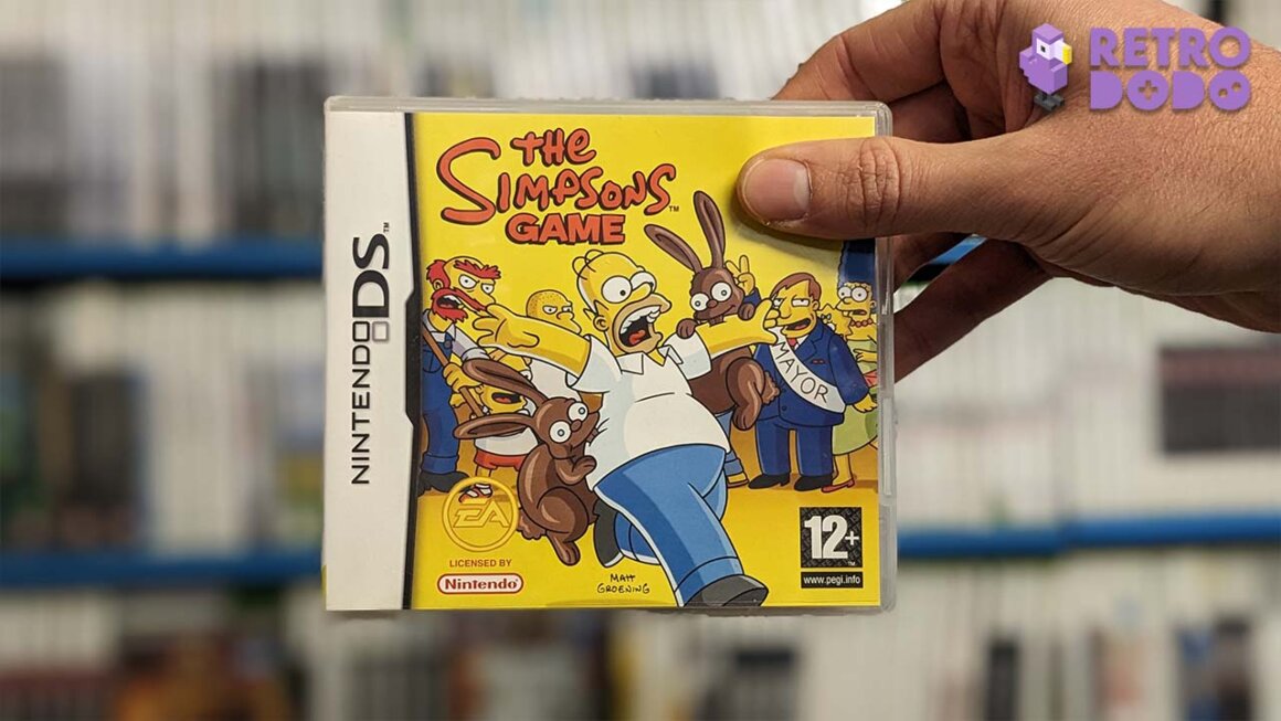The Simpsons Game box
