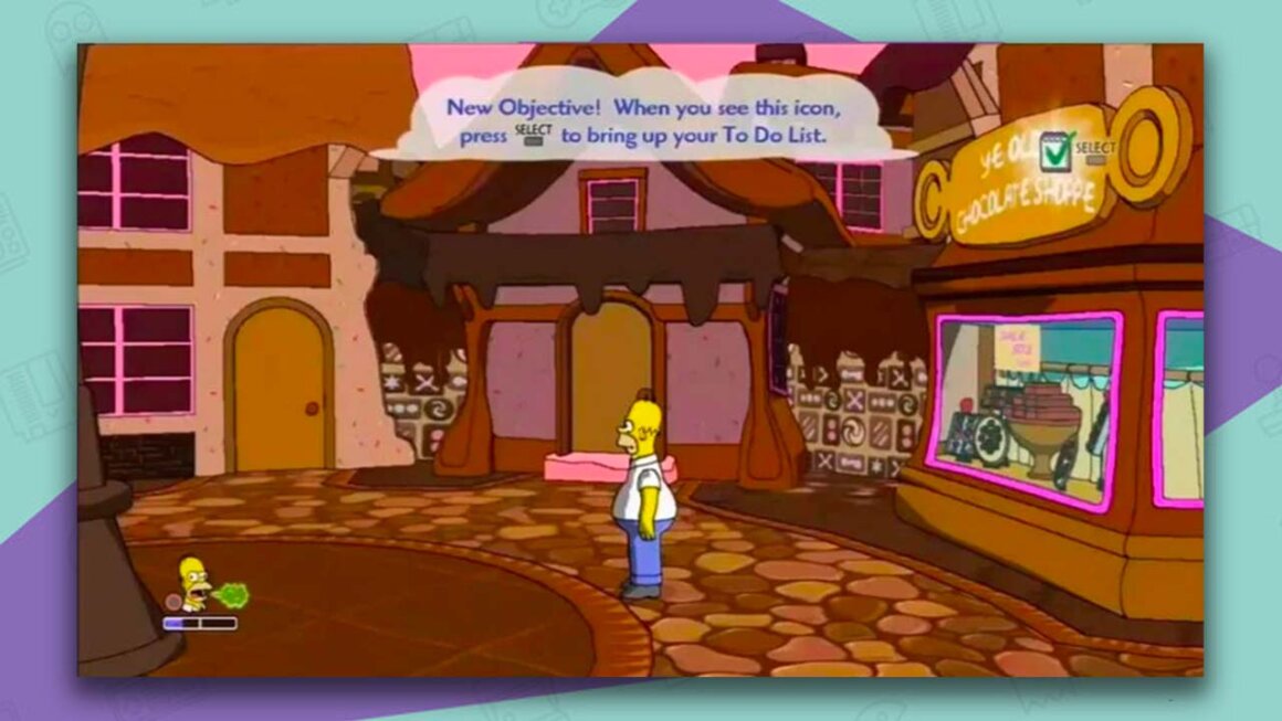 The Simpsons Game gameplay