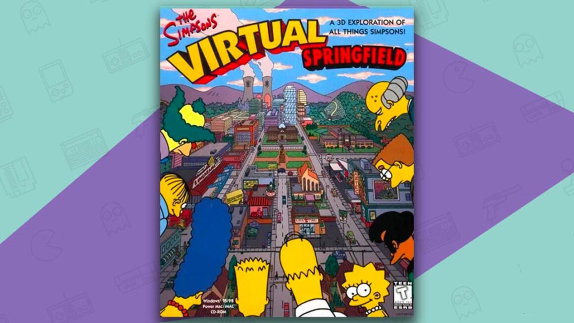 The Simpsons: Virtual Springfield game box