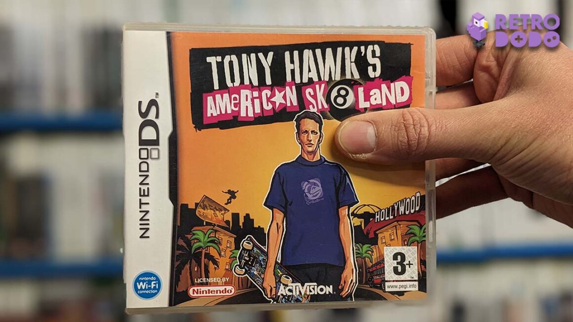 Tony Hawk's American Sk8land game case DS
