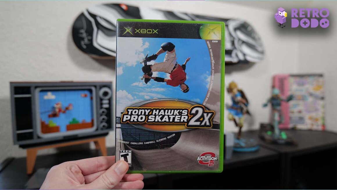 Tony Hawk's Pro Skater 2X xbox game case