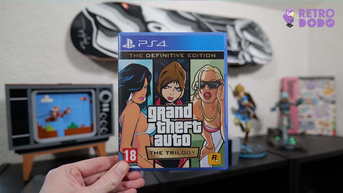 GTA Trilogy Game Case Cover Art PS4