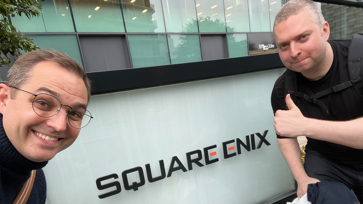 Let's Talk Retro with Samuel Roberts. Samuel visits Square-Enix. 