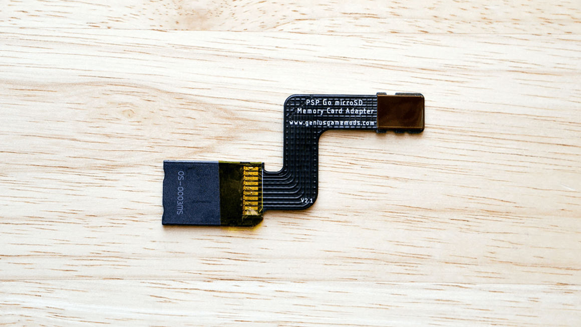 Micro SD Memory Card Adaptor For The PSP Go
