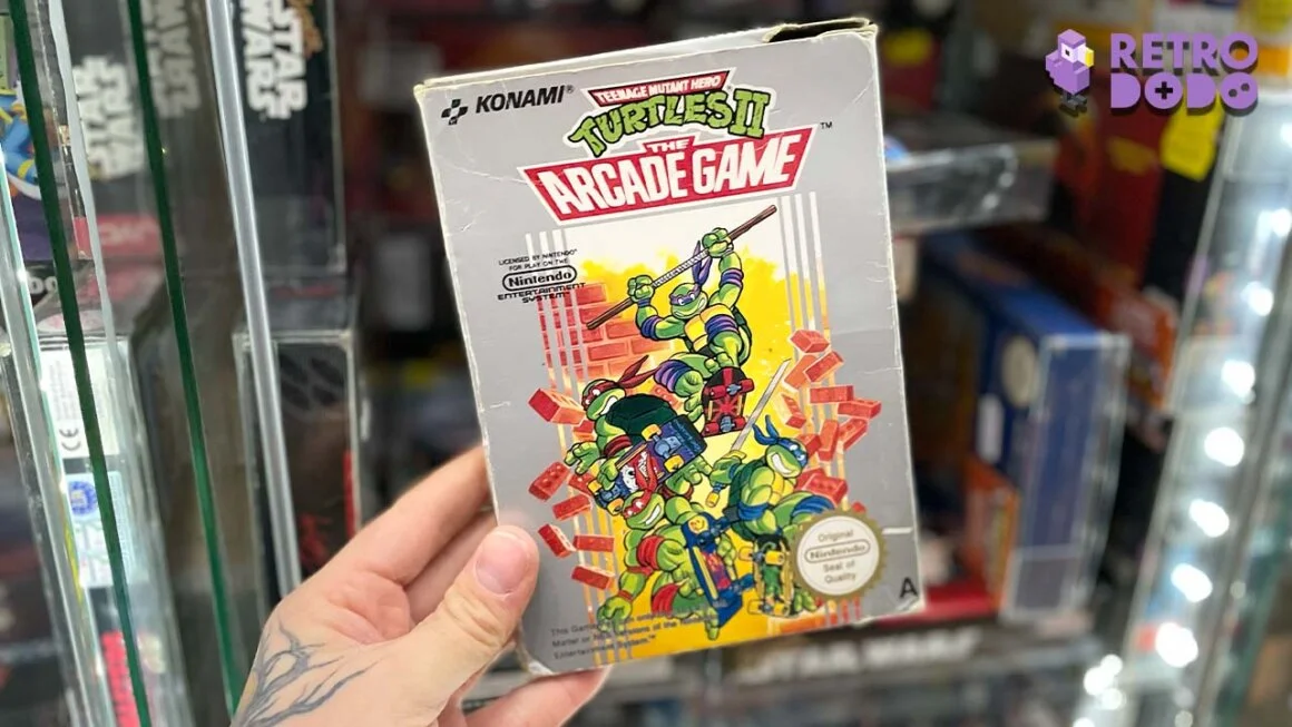 Teenage Mutant Ninja Turtles II: The Arcade Game game box