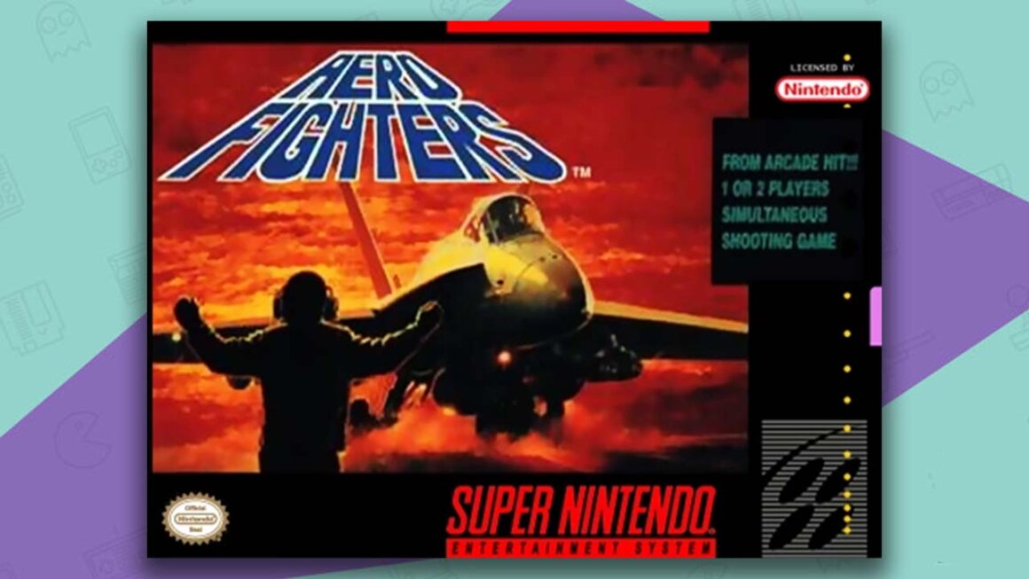 SNES Game Box for Aero Fighters
