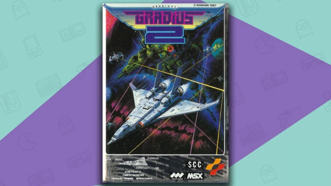 Gradius 2 game box MSX