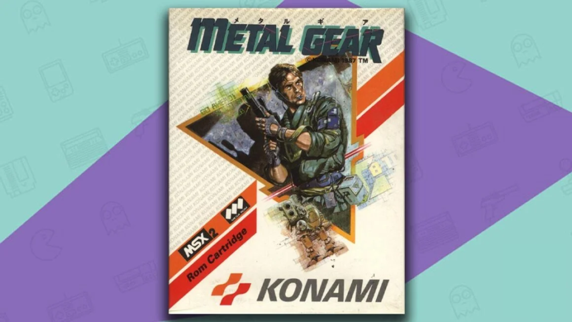 MSX Metal Gear game case cover art