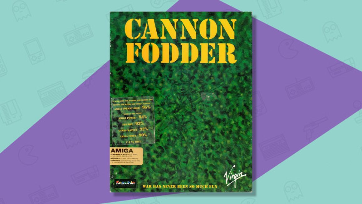 Cannon Fodder (1993) - game case