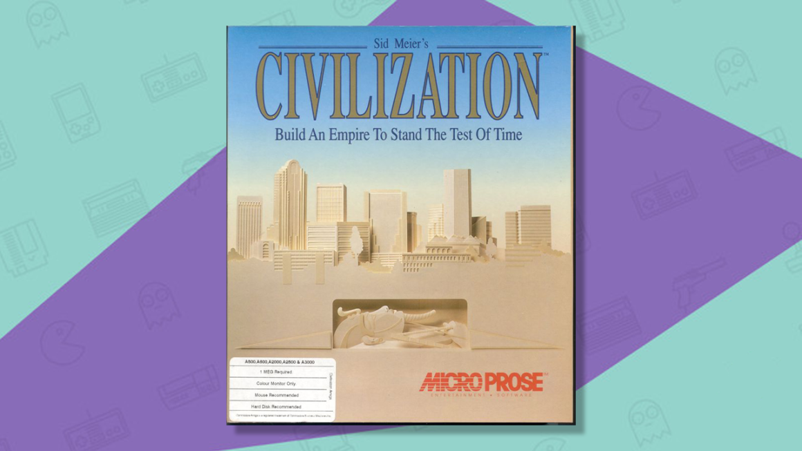 Sid Meir's Civilization (1991) game case