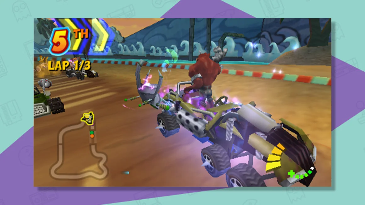 Crash Tag Team Racing gameplay