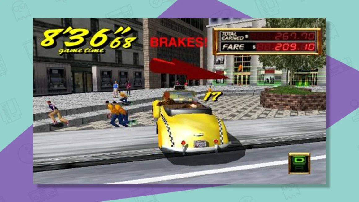 Crazy Taxi: Fare Wars gameplay