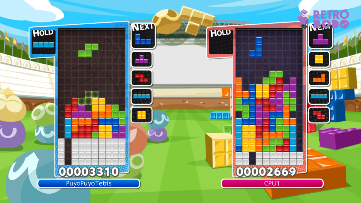Puyo Puyo Tetris gameplay screenshot