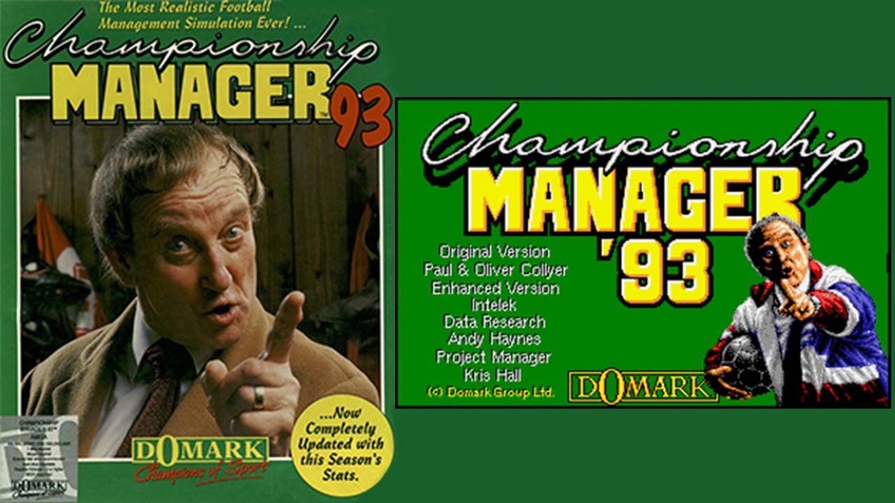 Football Manager 93 Game Case & Gameplay