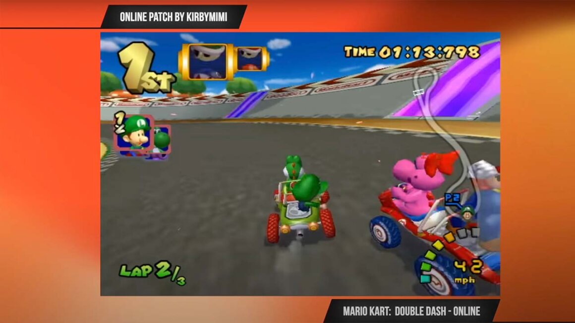 Mario Kart Double Dash online gameplay 