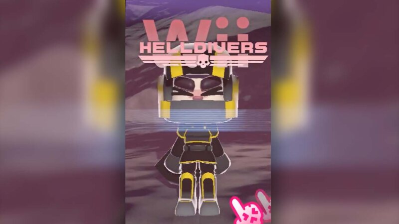 A clip of the Helldivers 2 Nintendo Wii Demake video