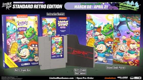 game bundles for the limited edition NES cart of Rugrats: Adventures In Gameland