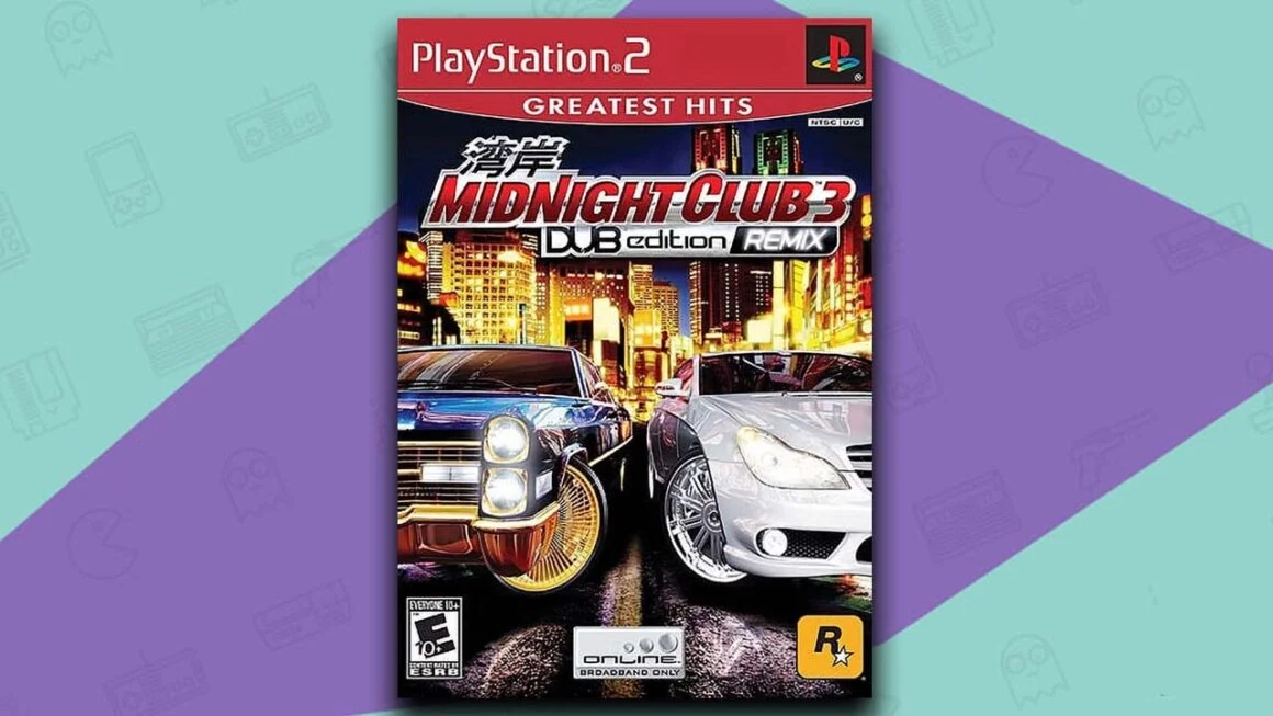 Midnight Club 3: Dub Edition Remix game case for the PS2