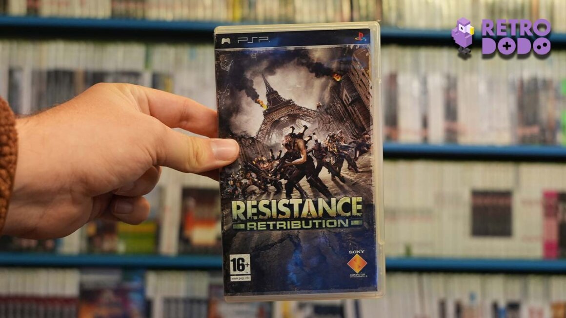 PSP game case for Resistance: Retribution