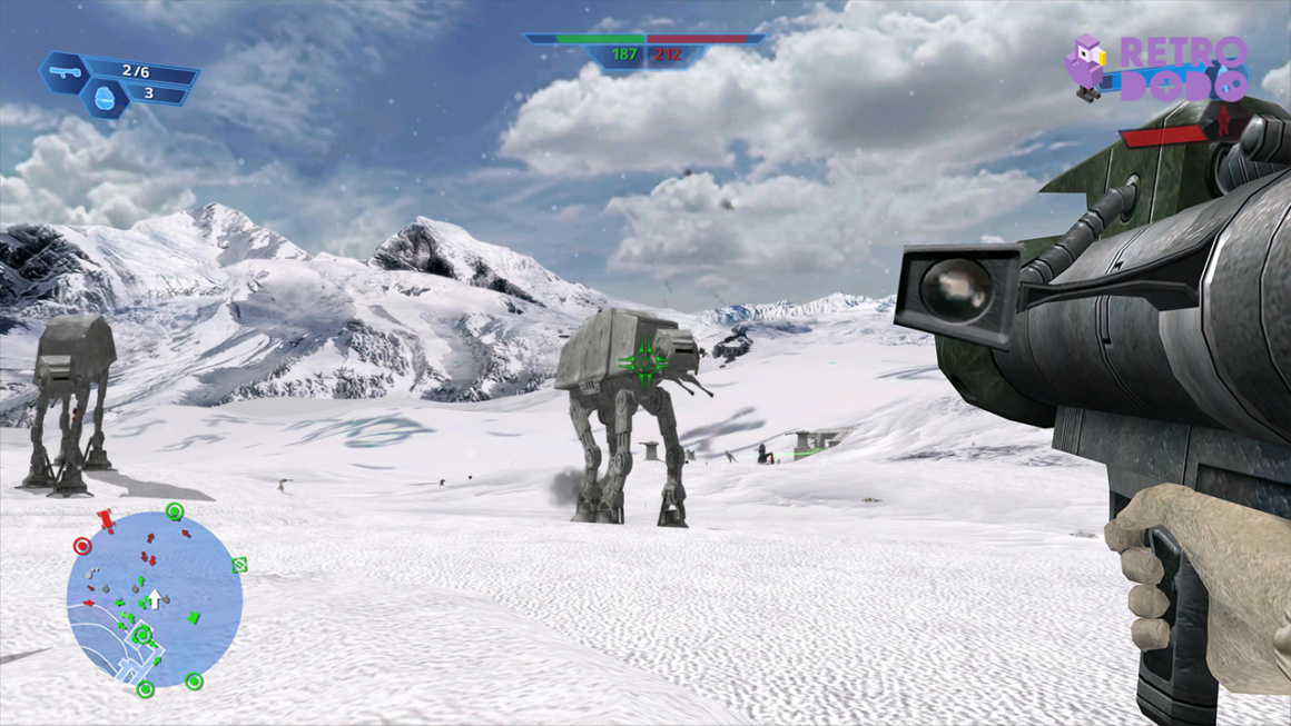 Fighting an AT-AT on Hoth