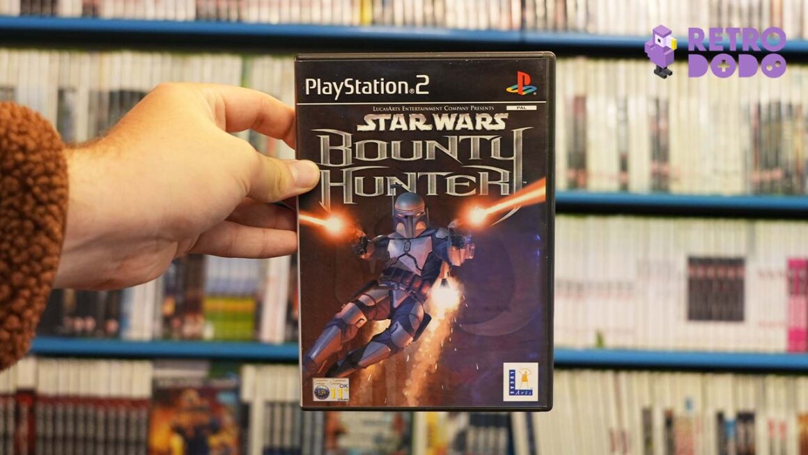 Star Wars Bounty Hunter game case PS2