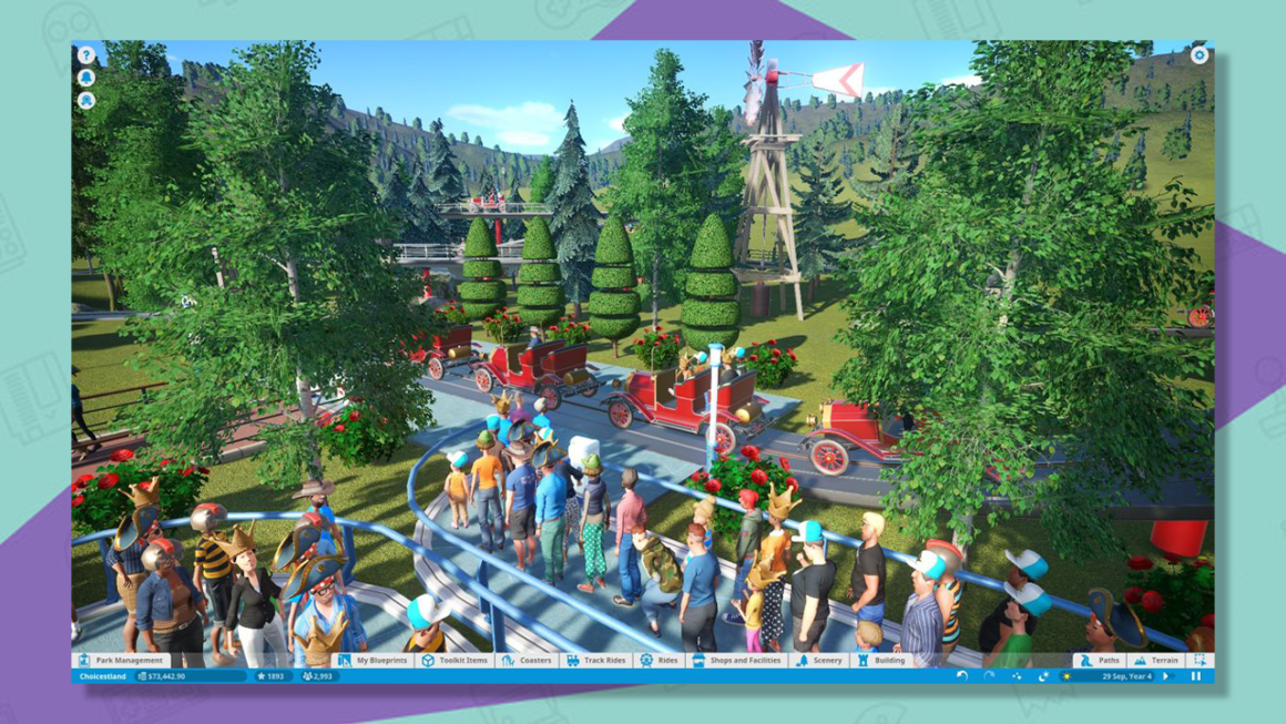 Planet Coaster gameplay