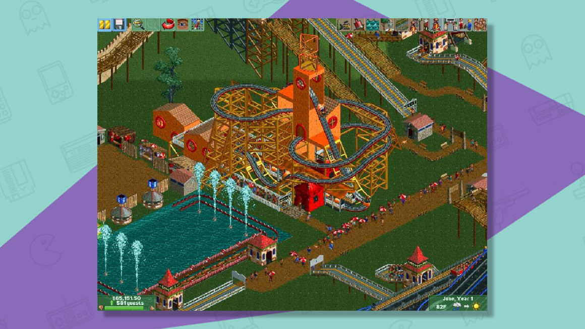 Rollercoaster Tycoon 2 gameplay