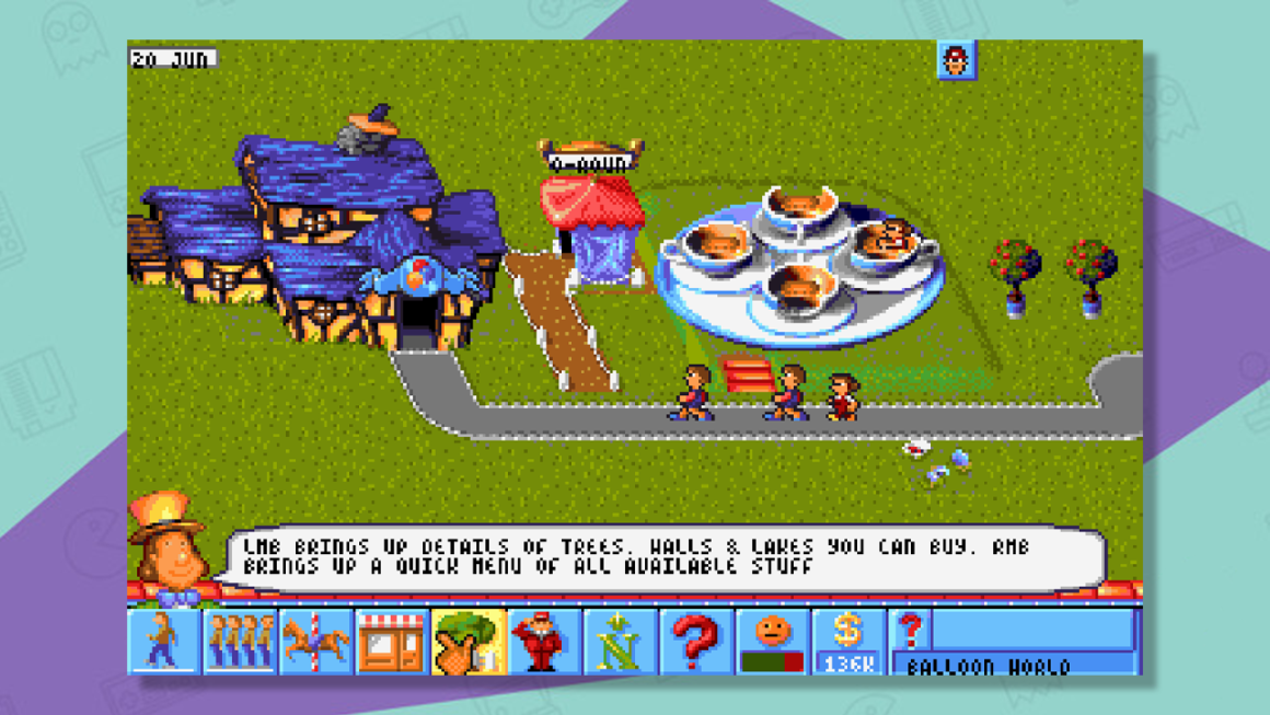 Theme Park gameplay