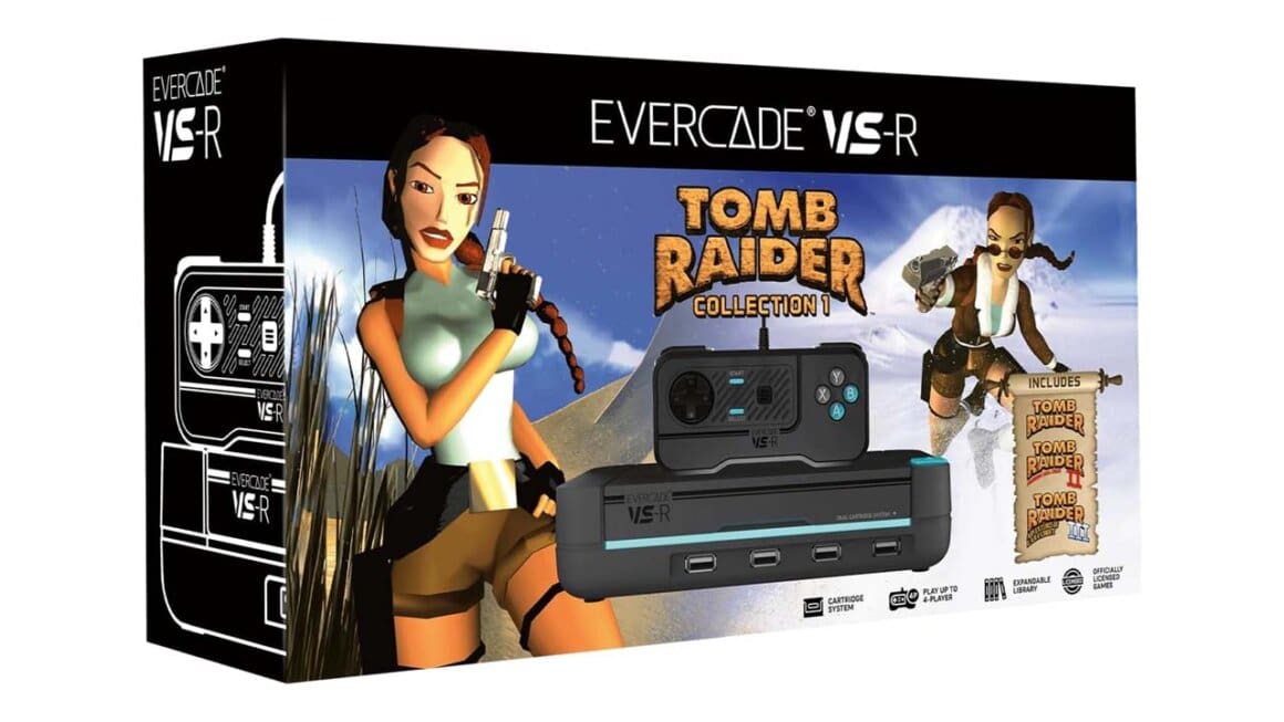 The Evercade VS-R box 