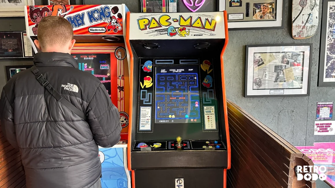pac-man arcade cabinet