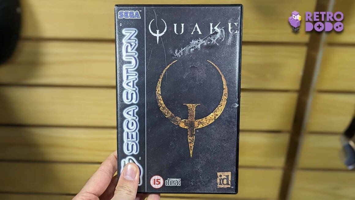 Quake game cover for the Sega Saturn