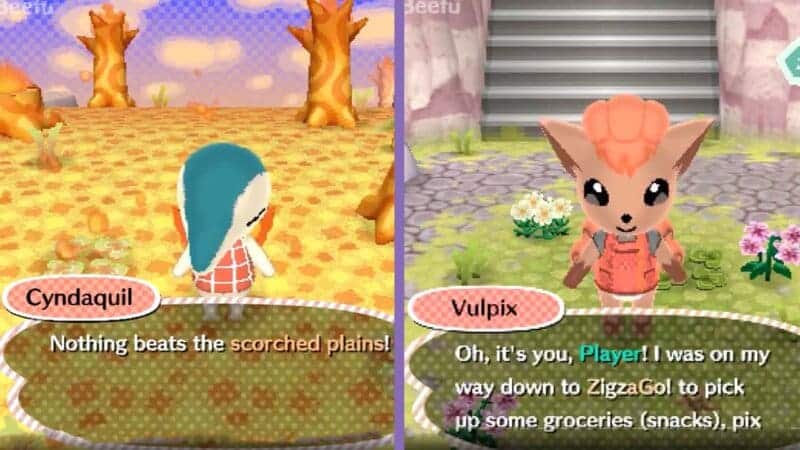 Pokémon Animal Crossing Crossover Concept clips