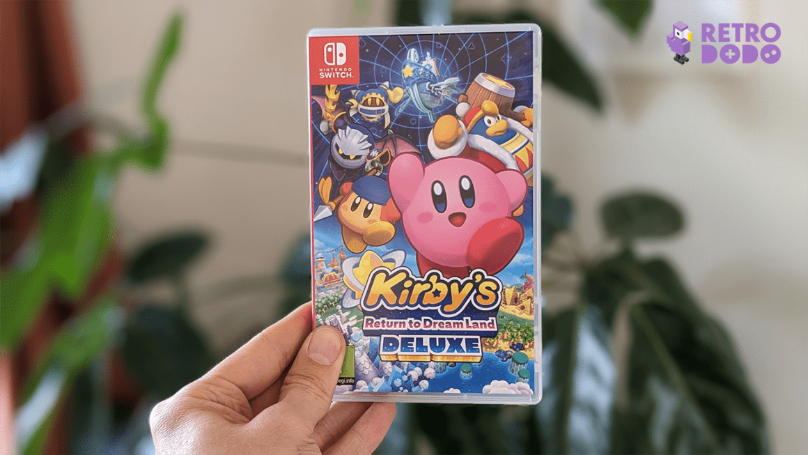 Kirby's Return To Dreamland Deluxe (2023) game case