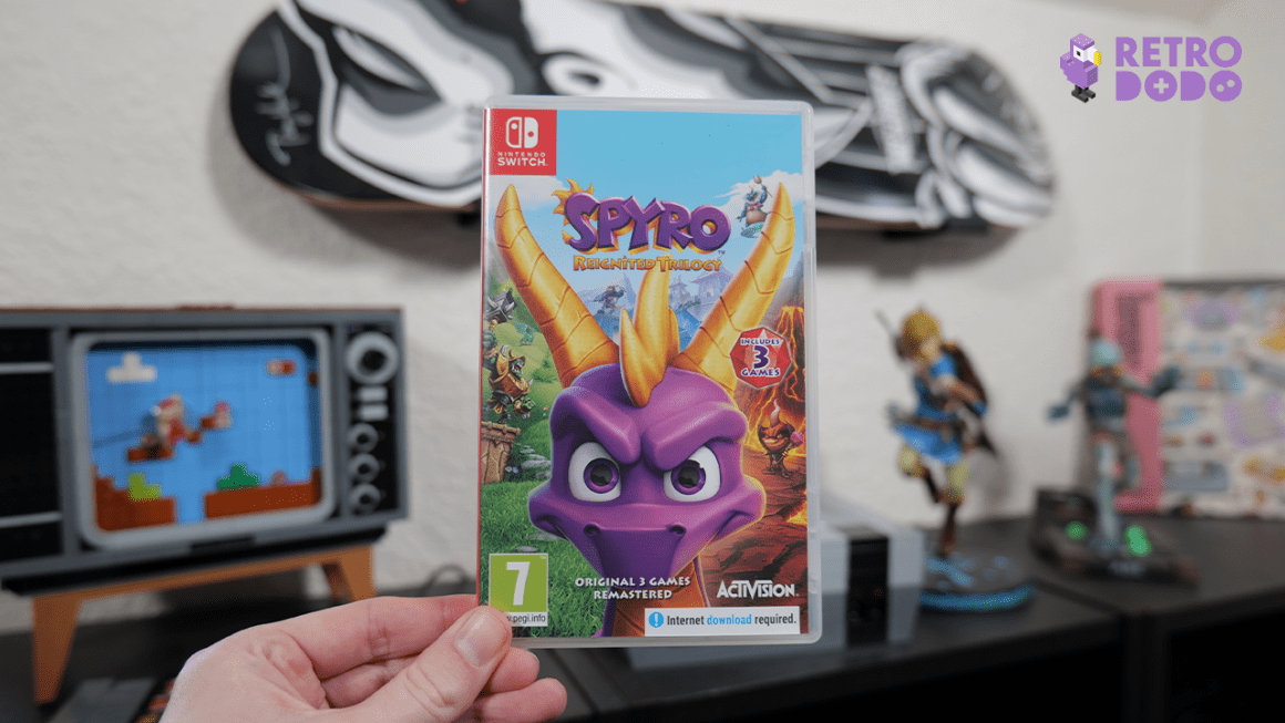 Spyro Reignited Trilogy (2019) game case