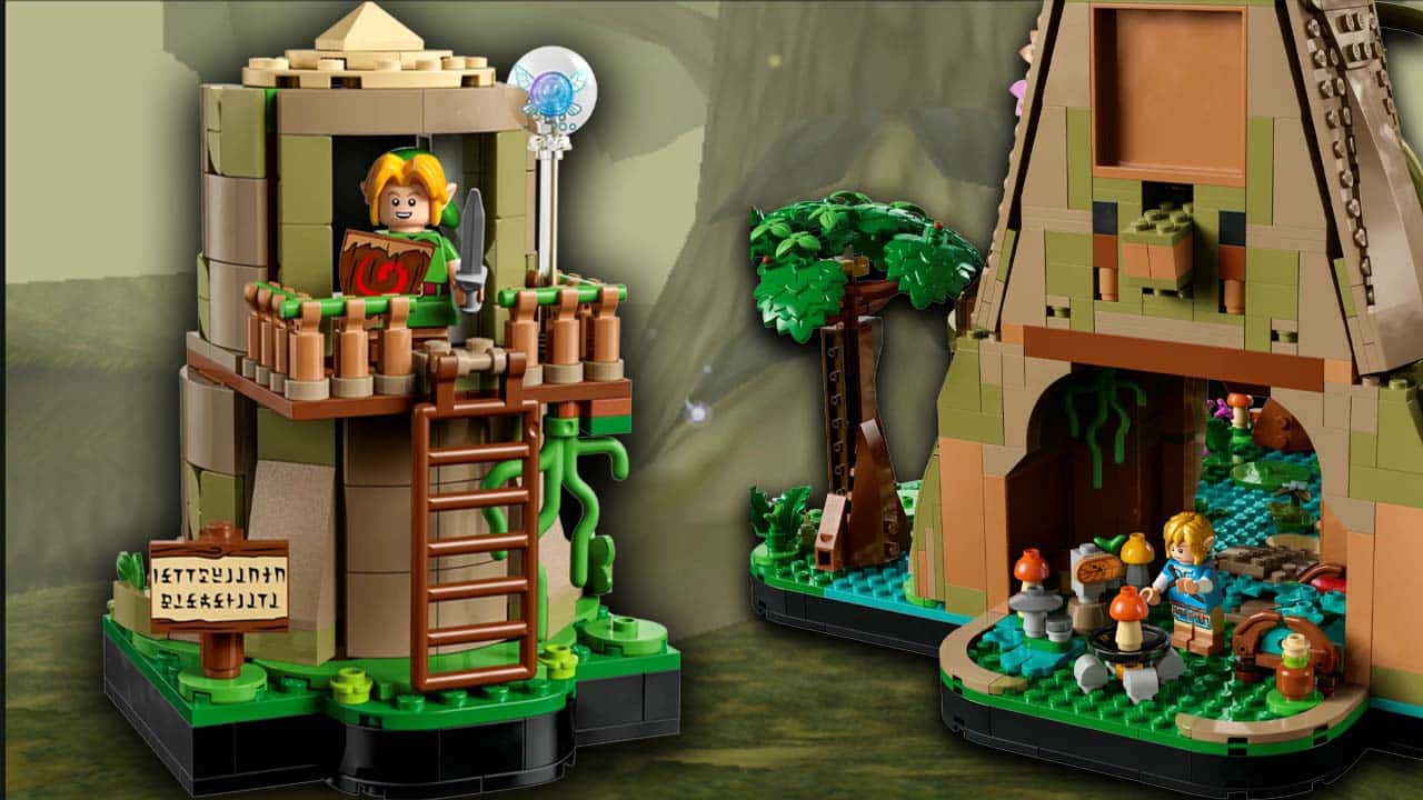 LEGO And Nintendo Unveil The Legend Of Zelda Great Deku Tree 2-in-1 Set