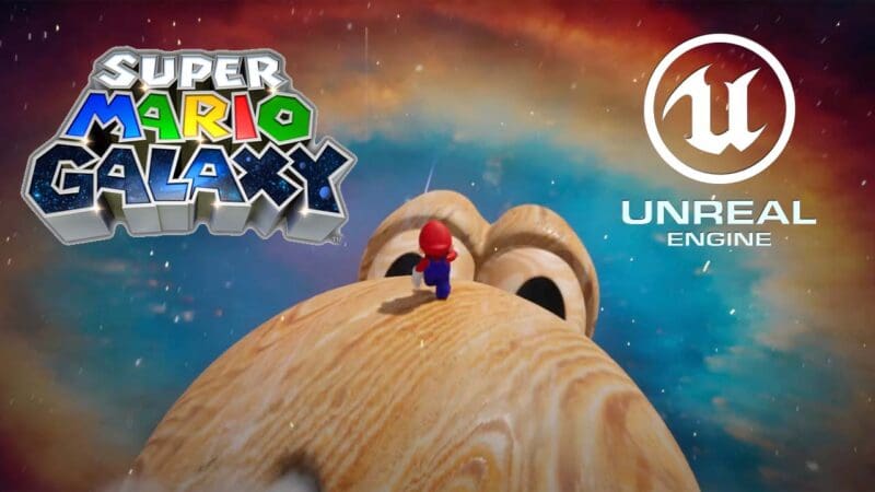 Super Mario Galaxy in Unreal Engine