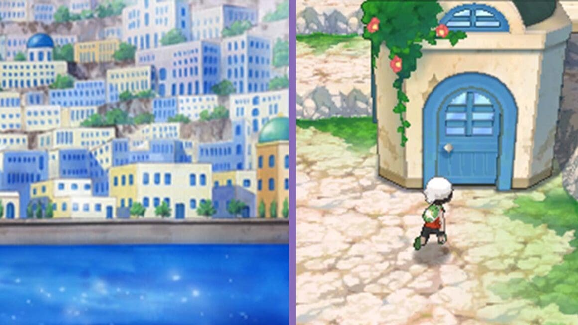 Two examples of Sottopolis City from the Hoenn region.